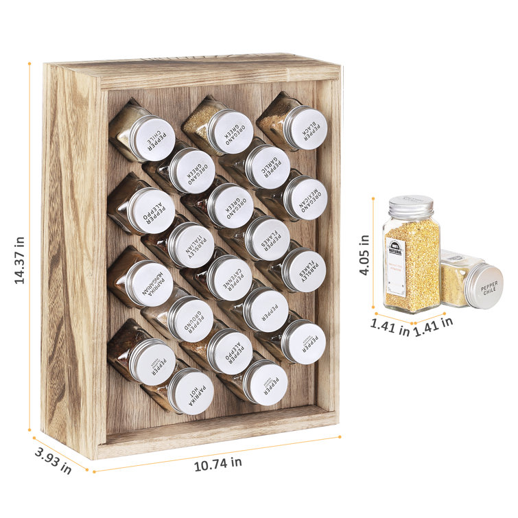 Loon Peak® 20 Jar Spice Jar & Rack Set Wayfair
